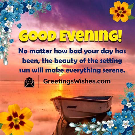 Appropriate Time of Greeting 'Good Evening' .